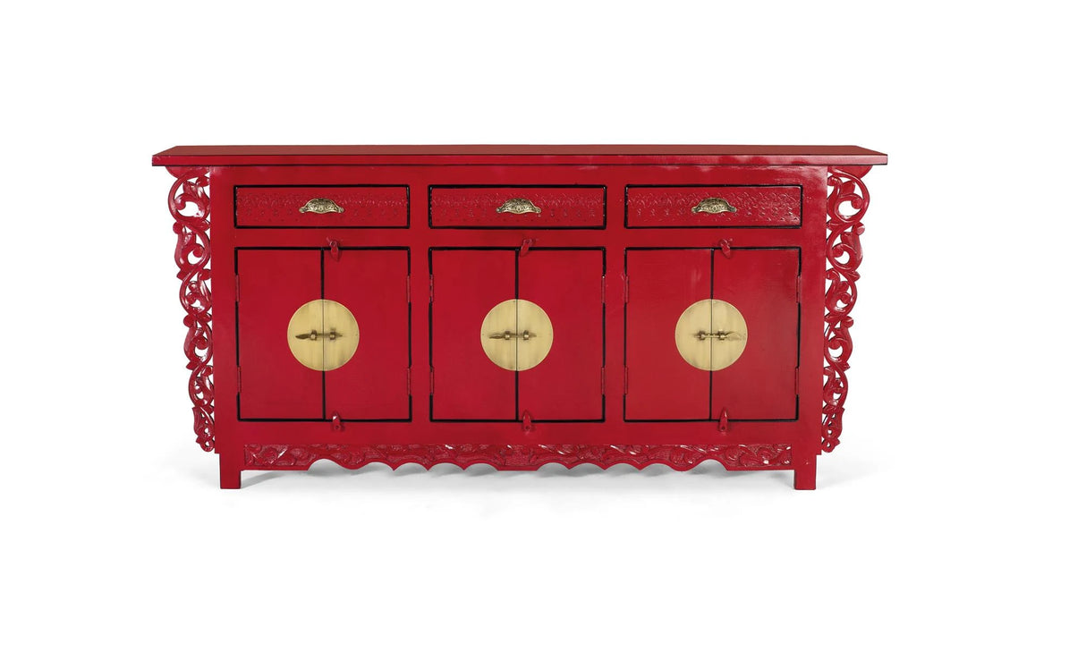Giner and Colomer - 6-Door, 3-Drawer Mango Wood Sideboard