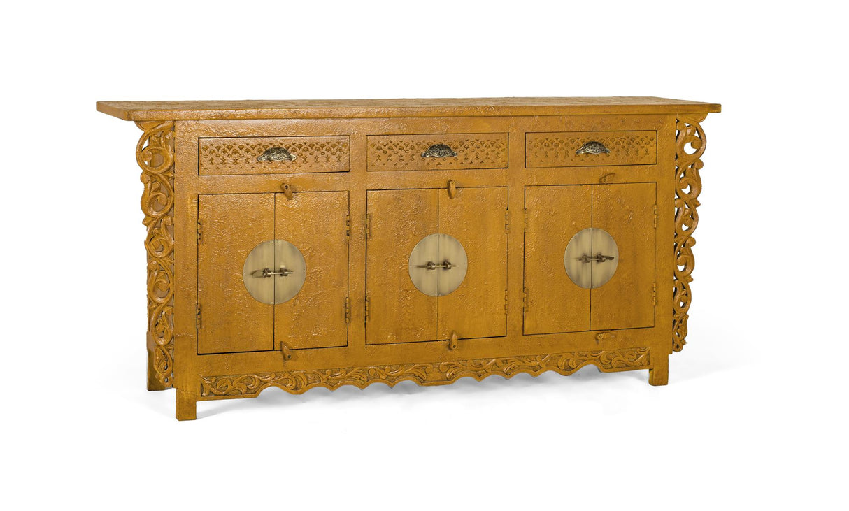 Giner and Colomer - 6-Door, 3-Drawer Mango Wood Sideboard