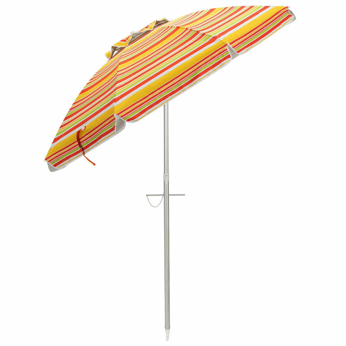 2m Sun Umbrella - Tilts with UPF 50+ Protection-Yellow