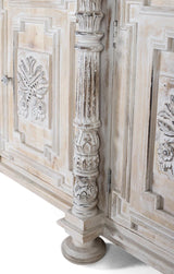 Giner and Colomer - 3-Drawer, 3-Door Mango Wood Sideboard (Aged White)