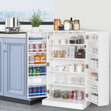 17-Tier Buffet Cupboard for Dining Room, Living Room & Entryway