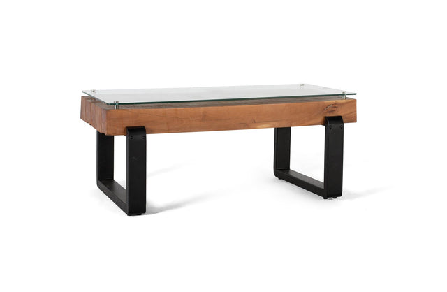 Giner and Colomer - Reclaimed Wood & Metal Coffee Table