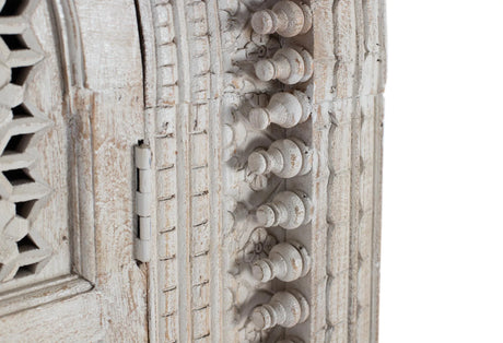 Giner and Colomer - 2-Door Whitewashed Mango Wood Wardrobe