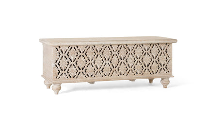 Giner and Colomer - Mango Wood Chest With Top Opening & Spacious Interior