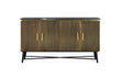 Giner and Colomer - 4-Door Mango Wood & Marble Sideboard, Bronze Finish
