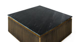 Giner and Colomer - Mango Wood & Marble Coffee Table, Bronze Finish