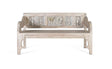 Giner and Colomer - Reclaimed Mango Wood Bench With Backrest