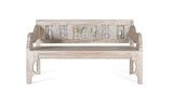 Giner and Colomer - Reclaimed Mango Wood Bench With Backrest