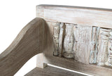 Giner and Colomer - Reclaimed Mango Wood Bench With Backrest