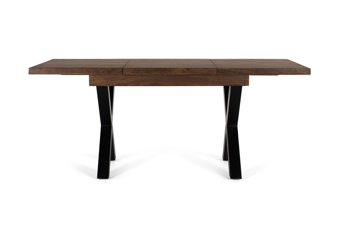 Giner and Colomer - Extendable Mango Wood & Metal Table (120180 cm)