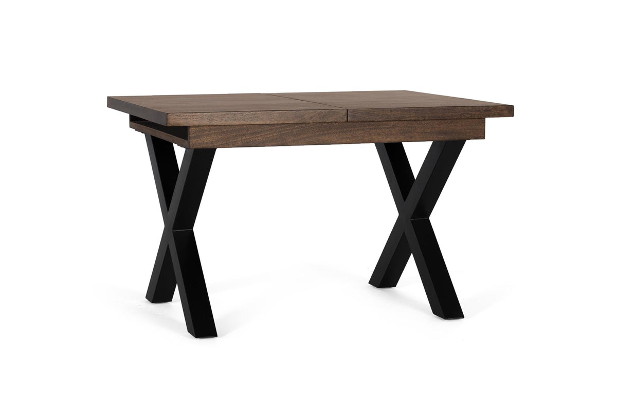 Giner and Colomer - Extendable Mango Wood & Metal Table (120180 cm)