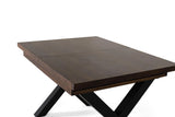 Giner and Colomer - Extendable Mango Wood & Metal Table (120180 cm)