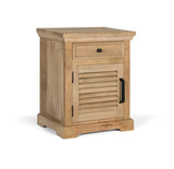 Giner and Colomer - Mango Wood Bedside Table With 1 Drawer & 1 Door