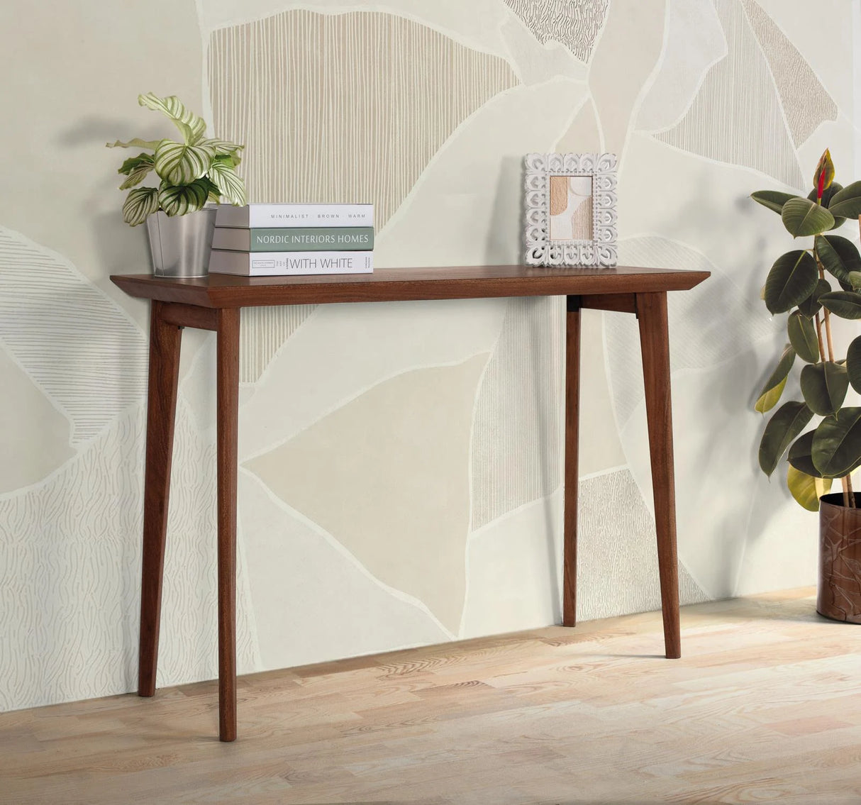 Giner and Colomer - Mango Wood Console With Minimalist Design
