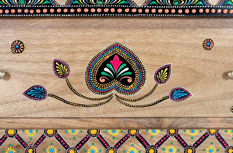 Giner and Colomer - Hand-Painted Mango Wood Chest Of Drawers (Robust Design)