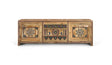 Giner and Colomer - Hand-Painted Mango Wood TV Cabinet With 3 Drawers & 2 Doors