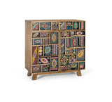 Giner and Colomer - Hand-Painted Mango Wood Sideboard With 2 Drawers & 2 Doors