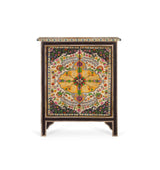 Giner and Colomer - Hand-Painted Mango Wood & MDF Cabinet With 2 Doors