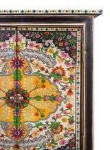 Giner and Colomer - Hand-Painted Mango Wood & MDF Cabinet With 2 Doors