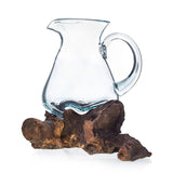 Molten Glass on Wood- Water Jug