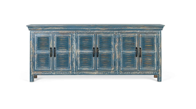 Giner and Colomer - Hand-Painted 6-Door Mango Wood Sideboard