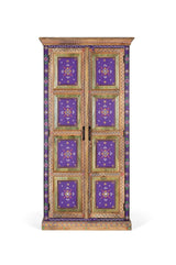 Giner and Colomer - Hand-Painted Mango Wood Wardrobe With Versatile Storage