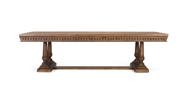 Giner and Colomer - 280 cm Mango Wood Dining Table With Turned Legs