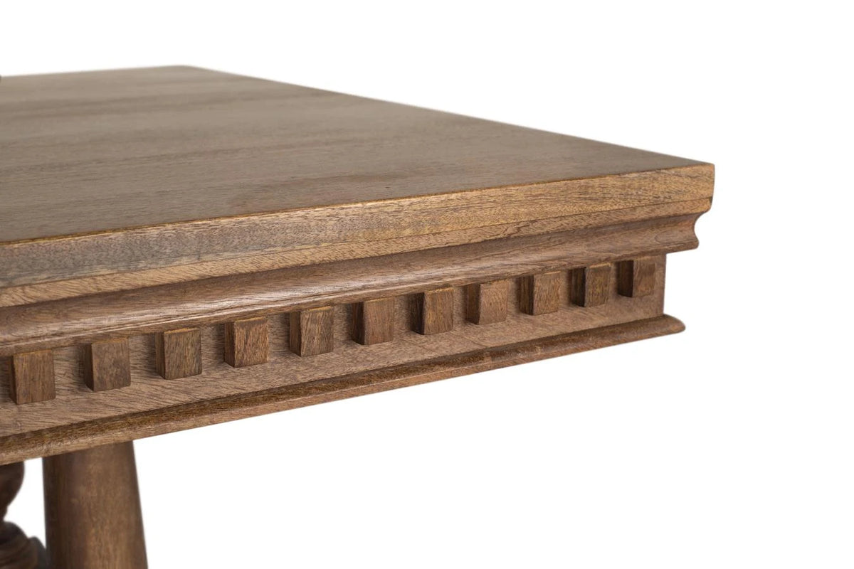 Giner and Colomer - 280 cm Mango Wood Dining Table With Turned Legs