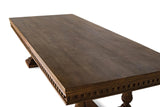 Giner and Colomer - 280 cm Mango Wood Dining Table With Turned Legs
