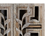 Giner and Colomer - Hand-Carved Mango Wood Wall Shelf With Doors