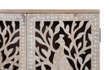 Giner and Colomer - Mango Wood Sideboard With 2 Hand-Carved Doors & Hand-Painted Finish
