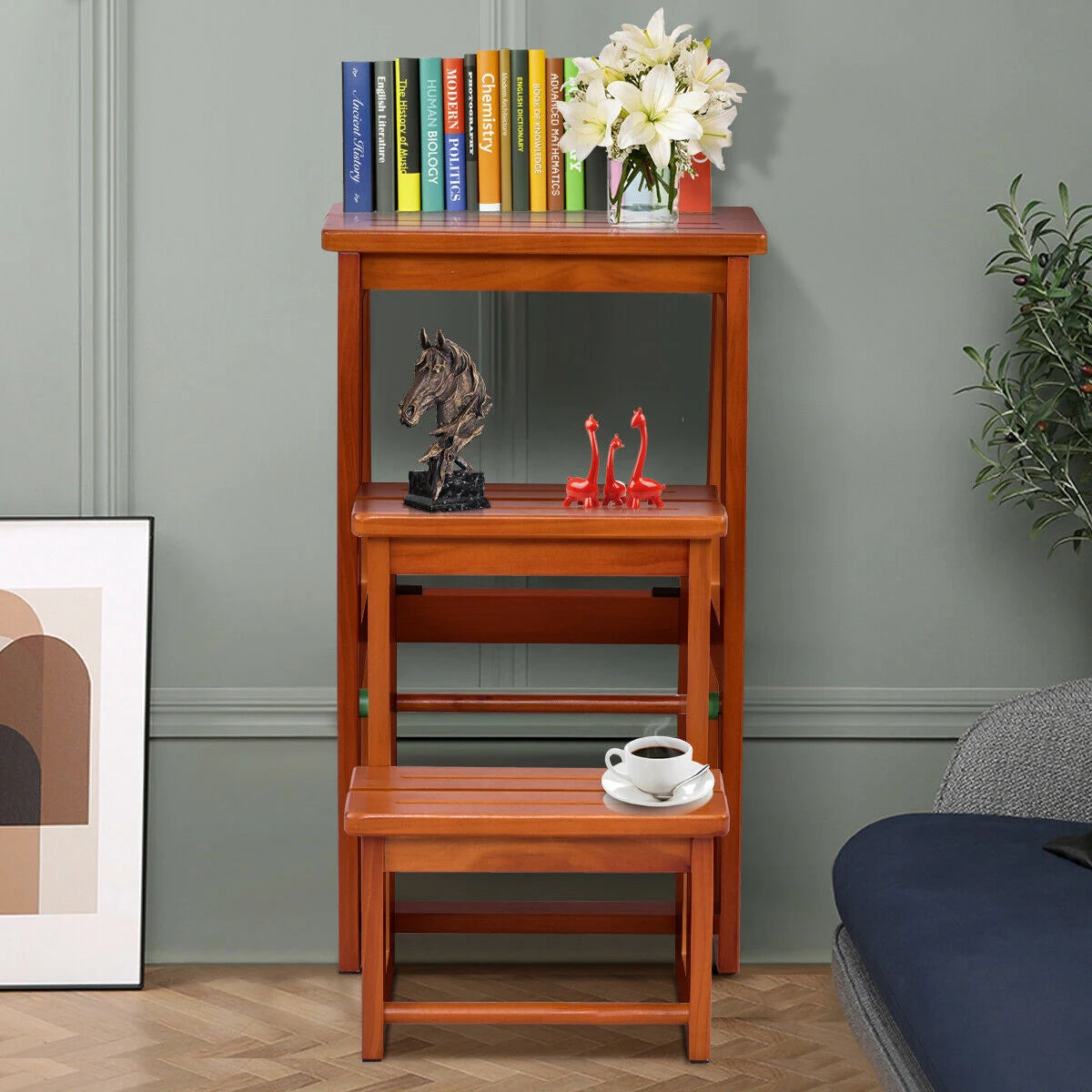 Folding Step Stool for Adults and Kids