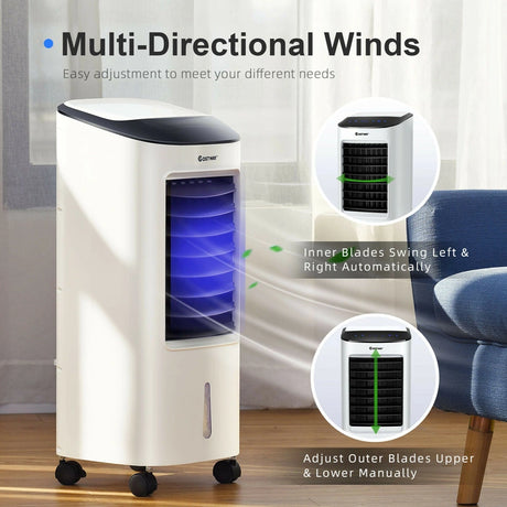 3-in-1 Evaporative Cooler, Fan, Humidifier with 7L Water Tank