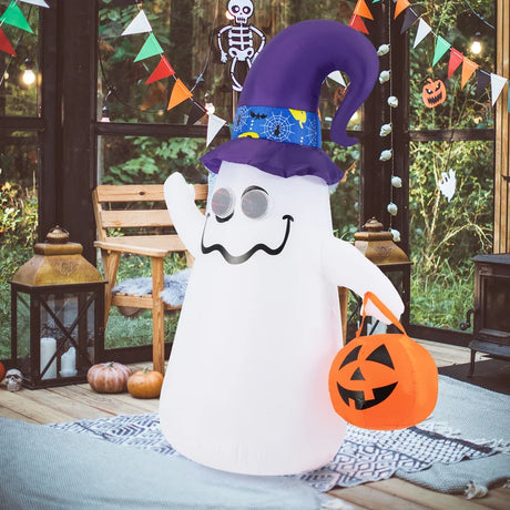 180 CM Halloween Inflatables with Dimming Infinity Mirror Lights