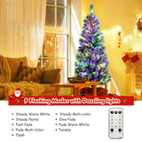 Illuminated Artificial Christmas tree with 140/200 LED lights-6FT