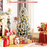 Illuminated Artificial Christmas tree with 140/200 LED lights-6FT