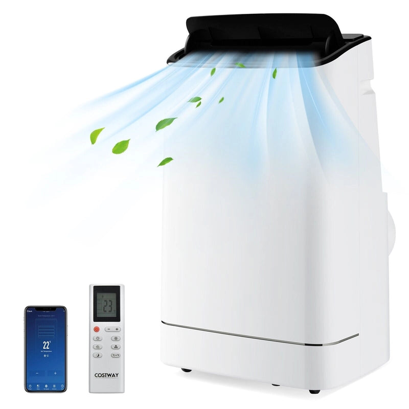 18000 BTU Portable 4-in-1 Air Conditioner with APP Control-White