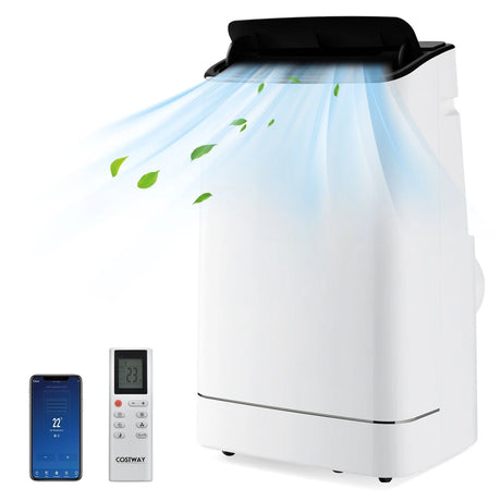 18000 BTU Portable 4-in-1 Air Conditioner with APP Control-White