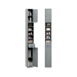 180CM Tall Freestanding Bathroom Cabinet with 2 Doors and 1 Drawer-Grey
