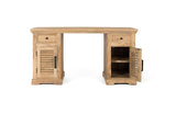 Giner and Colomer - Natural Mango Wood Desk With Doors & Drawers