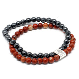 Magnetic Gemstone Bracelet - Redstone