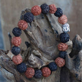 Rudraksha Buddah Bangle Mala - Mix