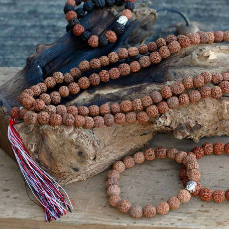 108 Rudraksha Mala - Natural