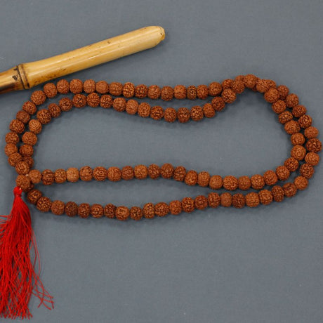 108 Rudraksha Mala - Brown