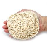 Sisal Sponge and Scrub - Soft Round Exfoliating Cushion