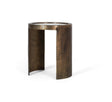 Giner and Colomer - Iron Corner Side Table With Mirrored Top