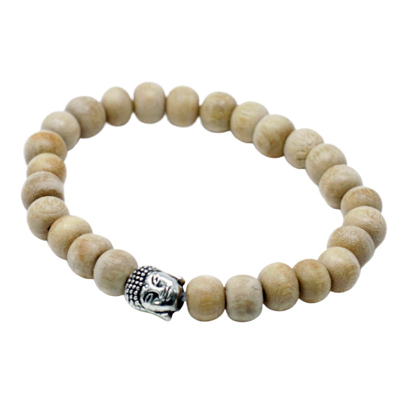 Fragrant Sandal Beads & Buddah Bangle