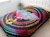 Double Cotton Bedspread + Wall Hanging - Elephant Head