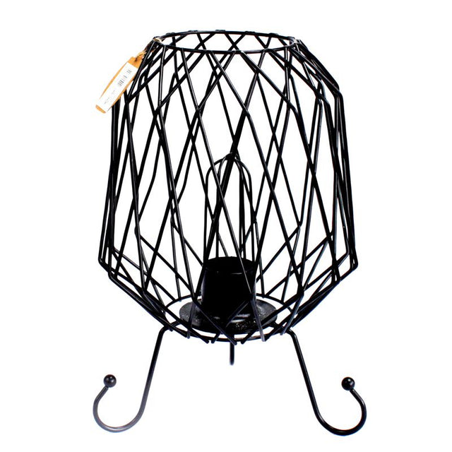 Mesh Industrial Iron Lamp, Cable and Bulb