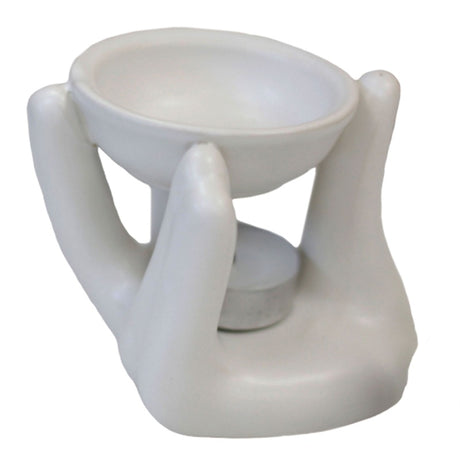 Helping Hand Oil Burner  - White